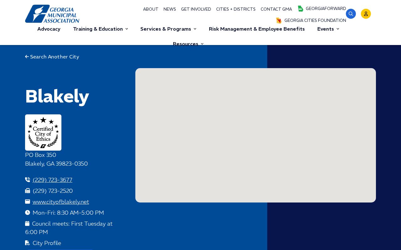 Blakely, Early County, Georgia municipal court records profile