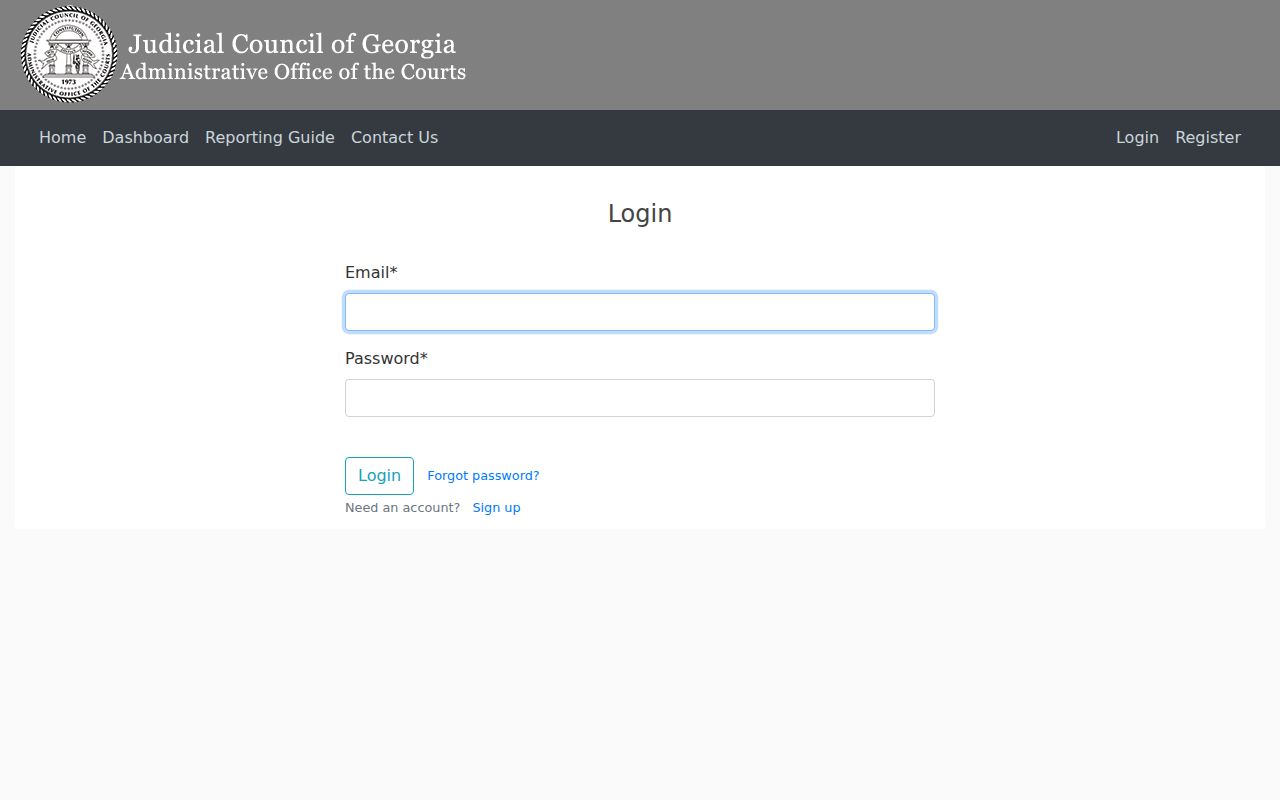 Early County docket search Georgia Case Count portal