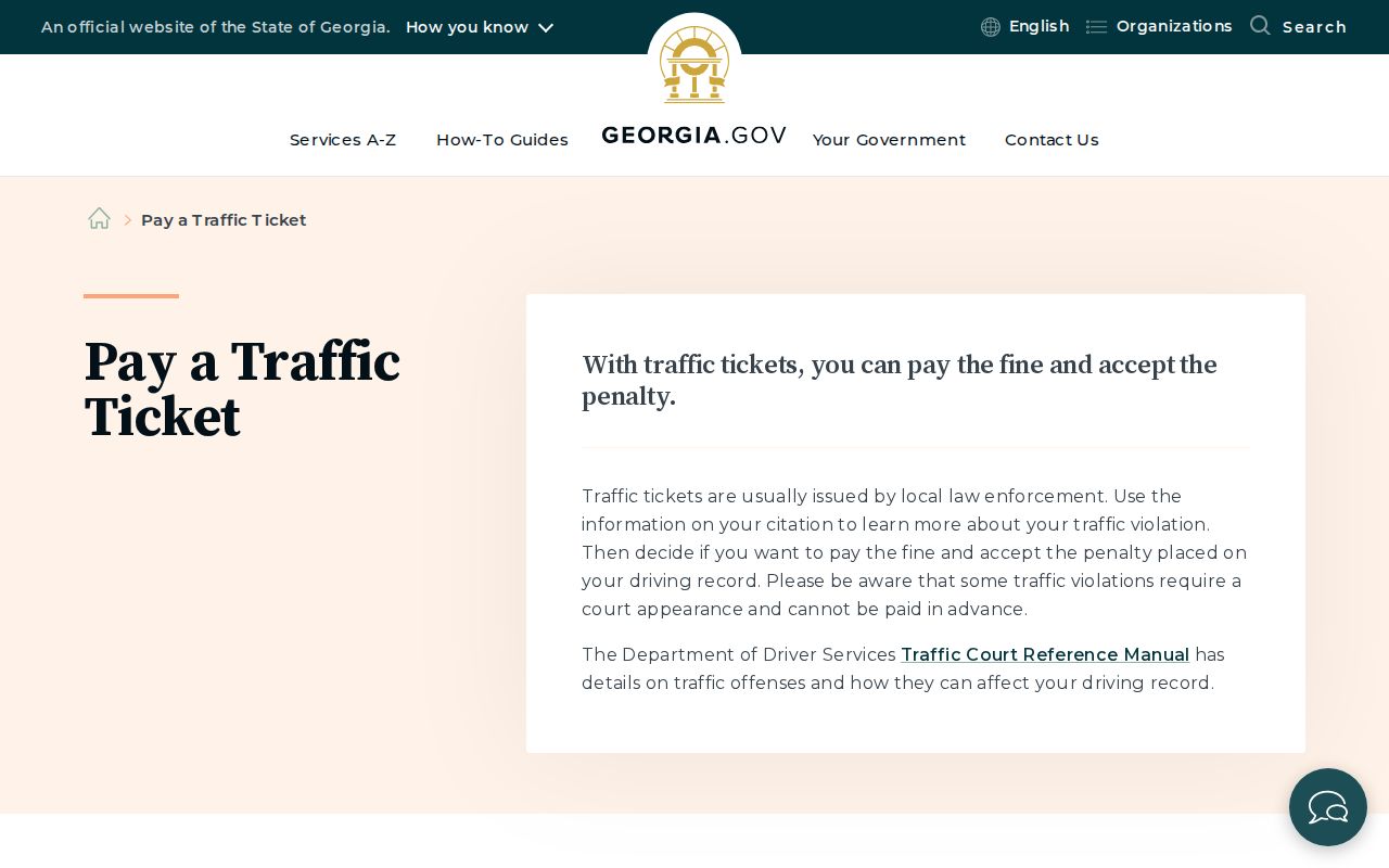 Early County traffic court records Georgia traffic ticket payment guidance